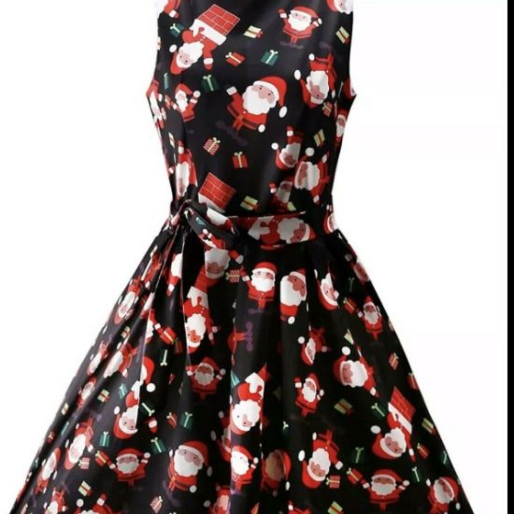 Ouges Christmas Novelty Dress